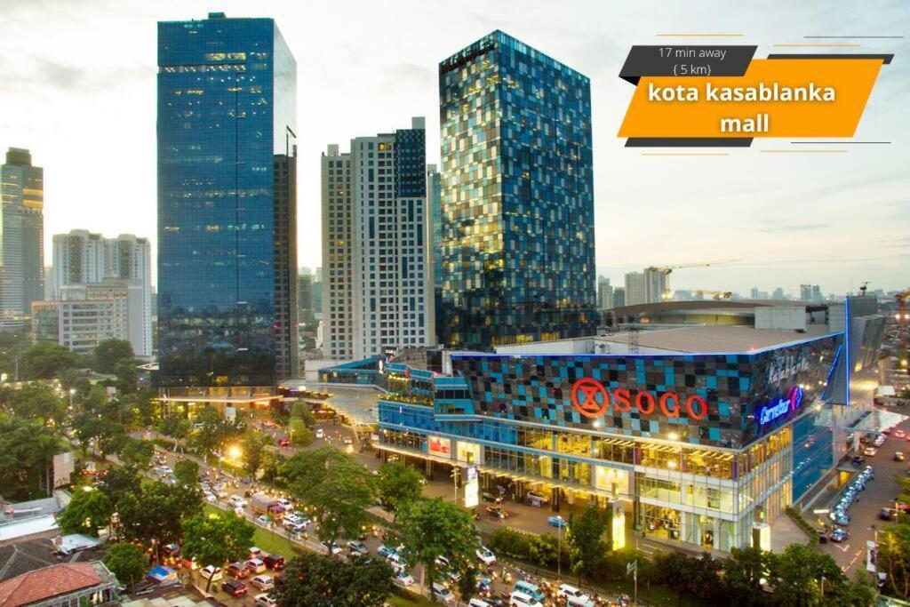 Modern & Comfy Studio In Central Jakarta, Scbd Zewnętrze zdjęcie